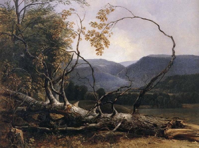 Asher Brown Durand Study from Nature,Stratton Notch,Vermont Norge oil painting art